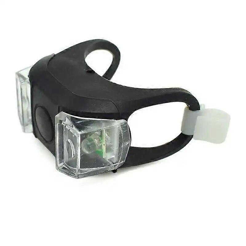 2017 Silicone Bike Bicycle Lights Waterproof Cycling Front Rear Rail Light Handlebar LED Flash Safety Warning Lamps With Battery