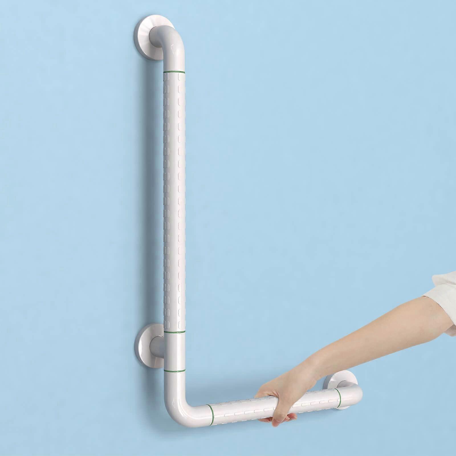 Augro Maniglia doccia antiscivolo per anziani, Maniglione doccia con fluorescenza, 60 x 35 cm, Maniglia di sicurezza in acciaio inox per WC, bagno,...