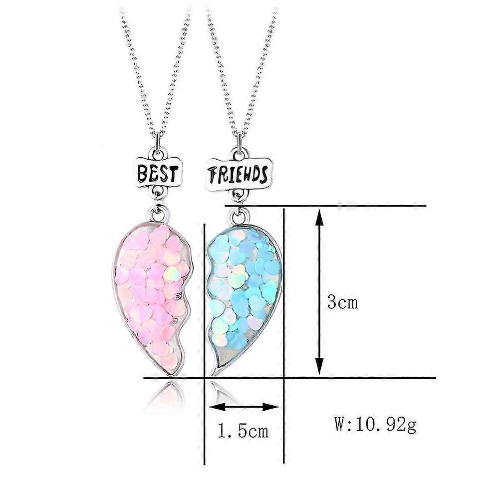 Collana Minimalista Aereo Lunga Distanza Argento 925 Best Friends amico Collana Minimalista Aereo Lunga Distanza Argento 925 Best Friends amico