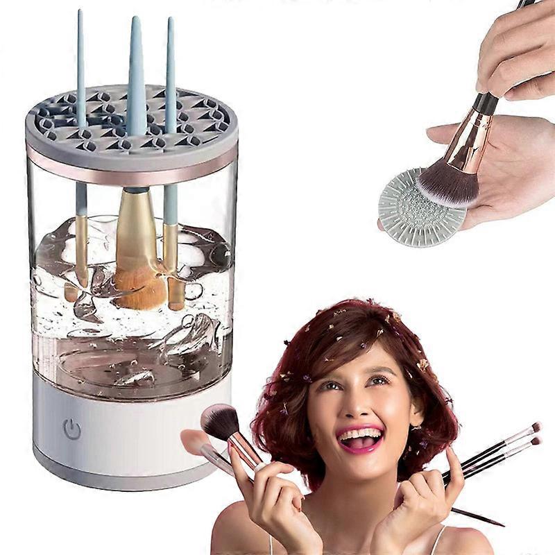 Electric Makeup Brush Cleaner, Automatic Spinning Makeup Brush Blender