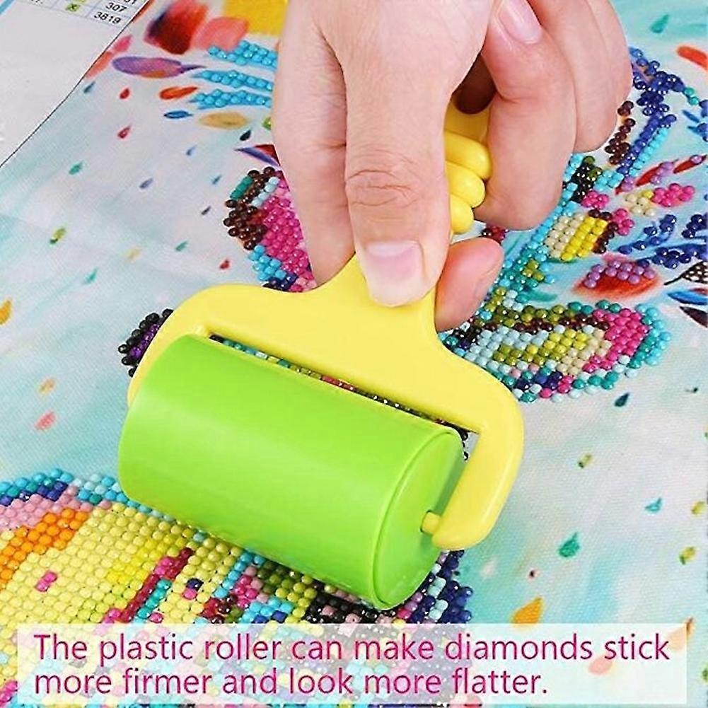 Multifunctional Diamond Painting Cross Stitch Tool DIY Plastic Handheld Roller mengxi