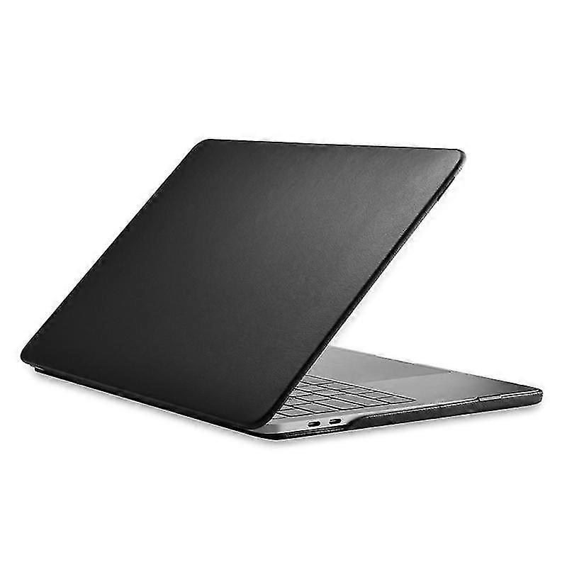 Rma133 Para Macbook Pro 13.3 Polegadas (2016-2019) Universal Microfiber Leather Anti-fall Laptop Protective Leather Case (preto)