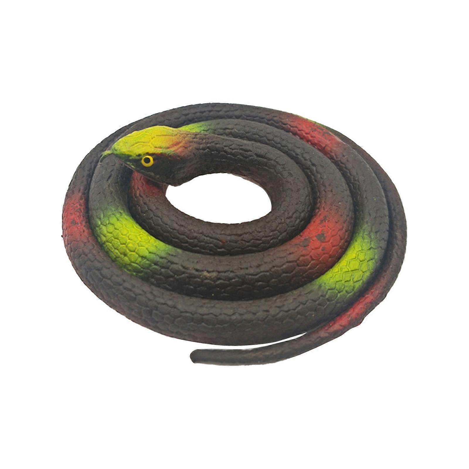 2023 New Realistic Rubber Snake Toy Garden Props Joke Prank Gift Wild Reptile Hot