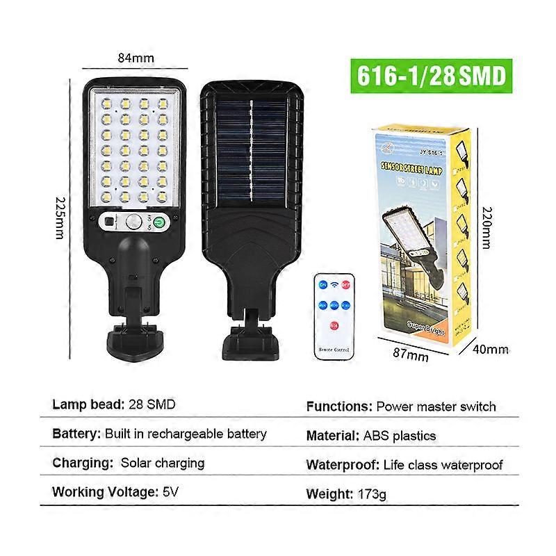 Solar Light 117 COB Large Outdoor Solar Waterproof Street Light Garden Infrared Sensor Motion Sensor Smart Remote Control Light