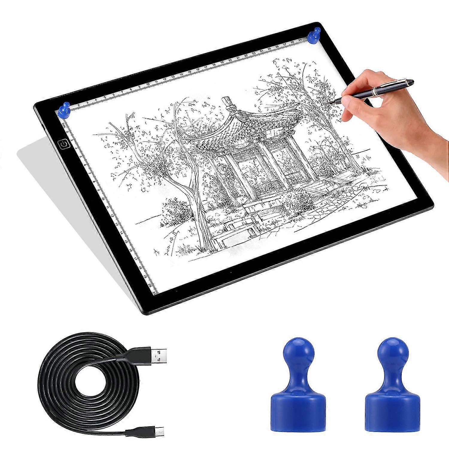 Portable A4 Tracing Led Copy Board Light Box, Ultra-thin Adjustable Usb Power