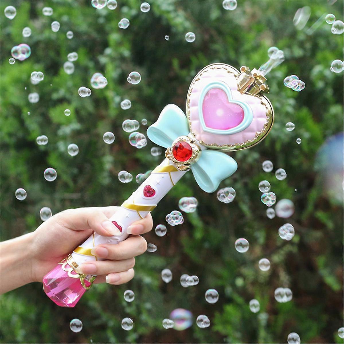Kids Outdoor Backyard/Summer Swimming Pool Portable Bubble Magic Wand