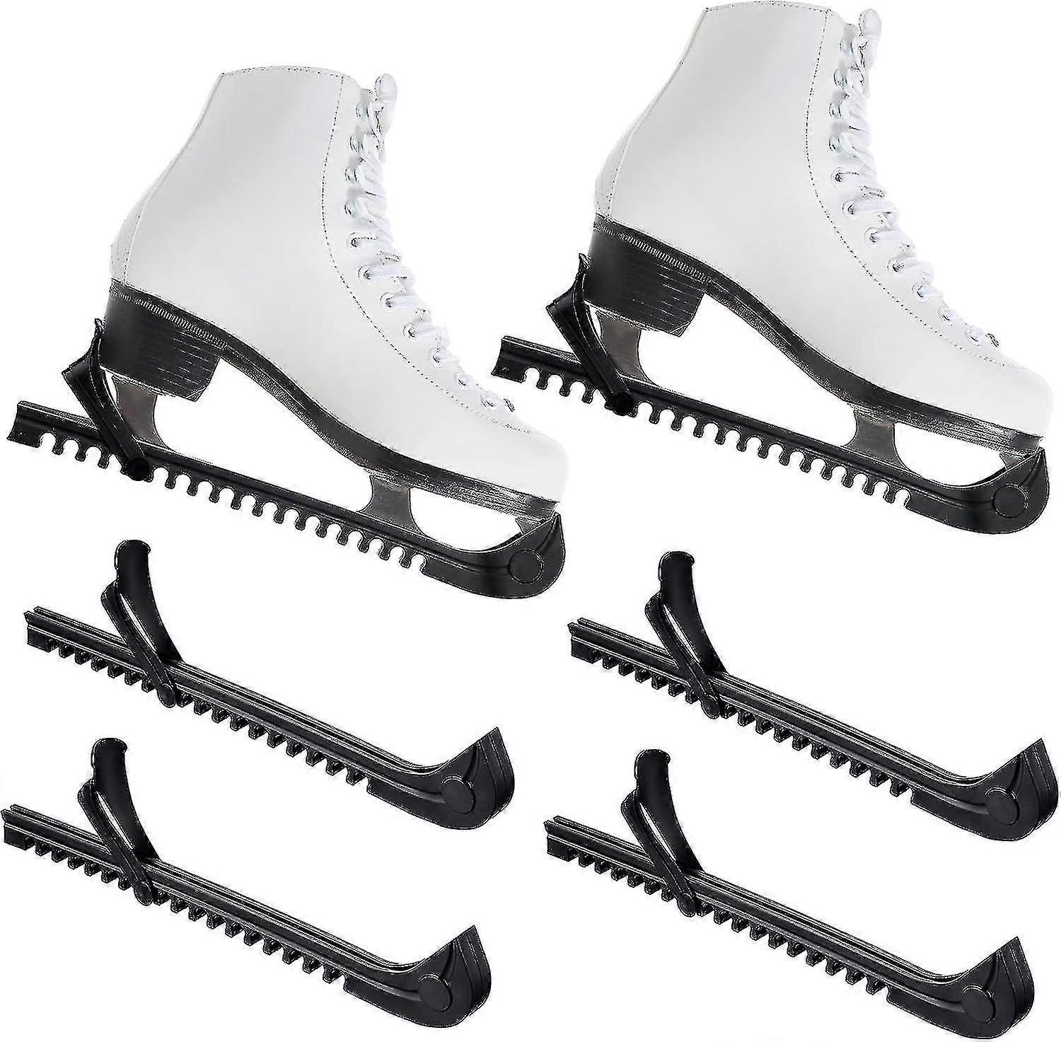 4 τεμ περπάτημα χόκεϊ skate φρουροί παγοπέδιλα καλύπτει πατίνια χόκεϊ πατίνια φύλακες λεπίδων Φρουροί πατινάζ πάγου Προστατευτικός εξοπλισμός χόκεϋ προστασίας πατινάζ πάγου με Adjus