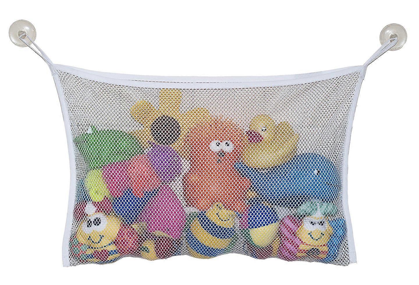 INF Storage net with suction cups 34x45 cm White