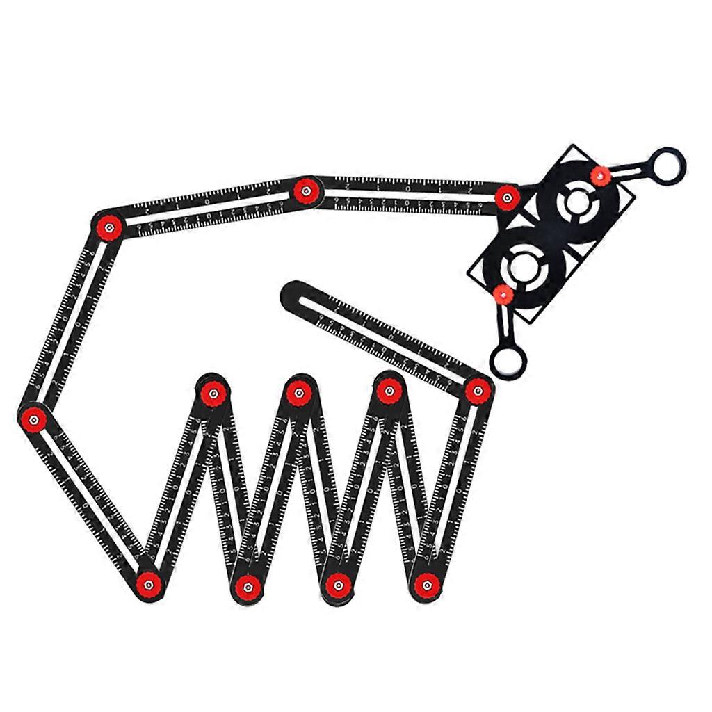 Multi Angle Ruler Aluminum Alloy Ruler Angle Finder Ceramic Tile Positioner