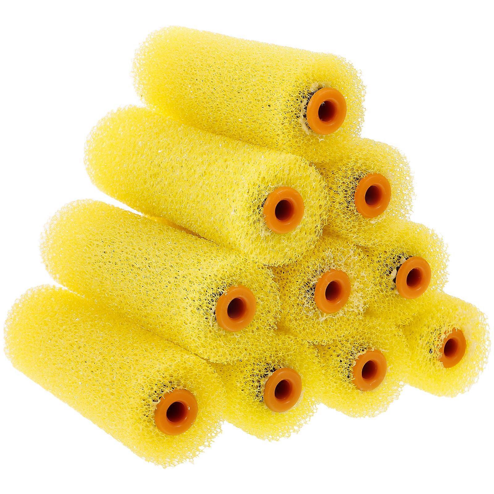 10Pcs Paint Rollers Covers Replacement Texture Rollers Small Paint Rollers for Roller Frame