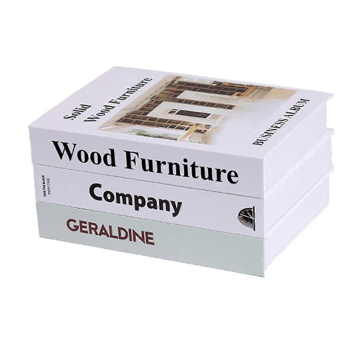 Simulation Book Ornaments, Study Bookcase Desktop Home Decorations, Simulation Book Photography Pro