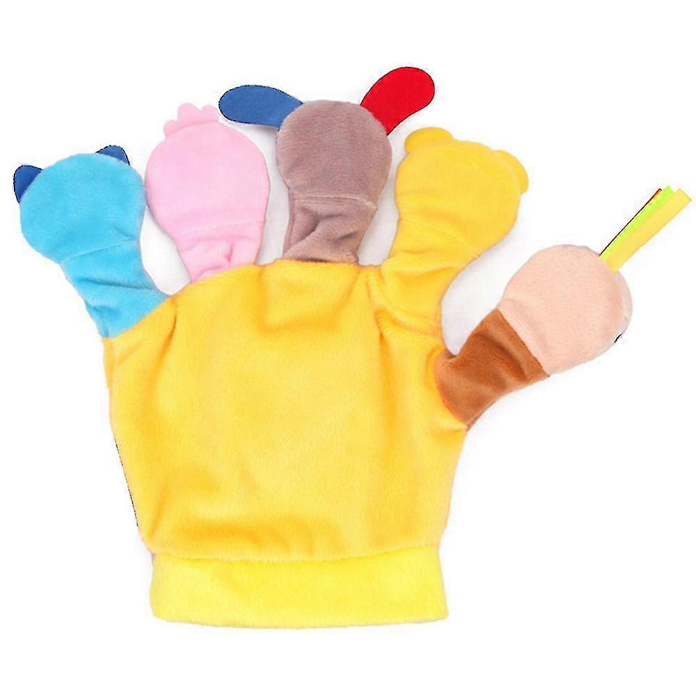 Finger Puppet Glove Plush Toys Storytelling Music Box Interaction Toy For Kids