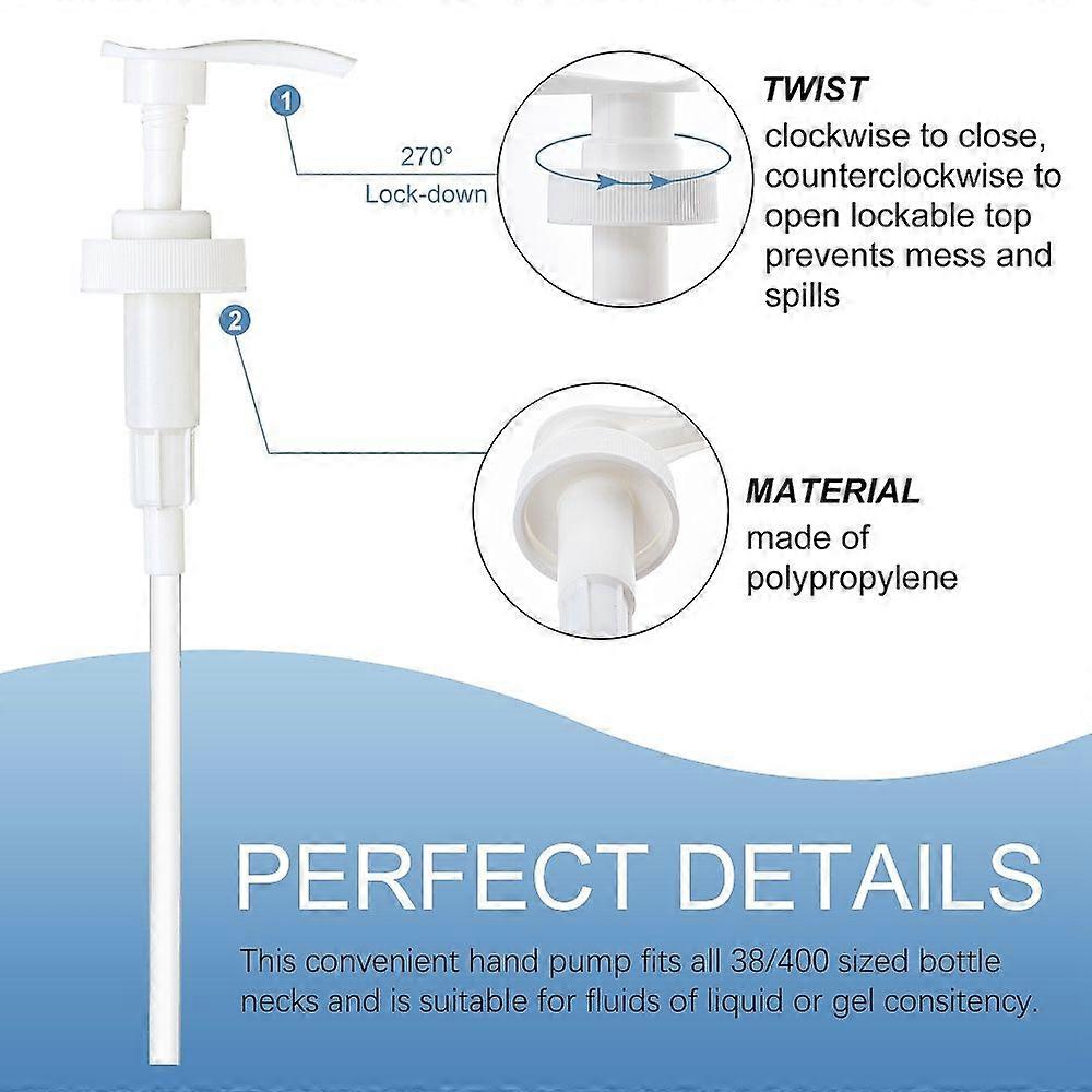 Polypropylene(PP) Dispensing Pump Fits Shampoo and Conditioner Jugs Bottles with Portable Foldable Silicone Funnel Hopper Mixed Color 40.6x6.1cm Funne