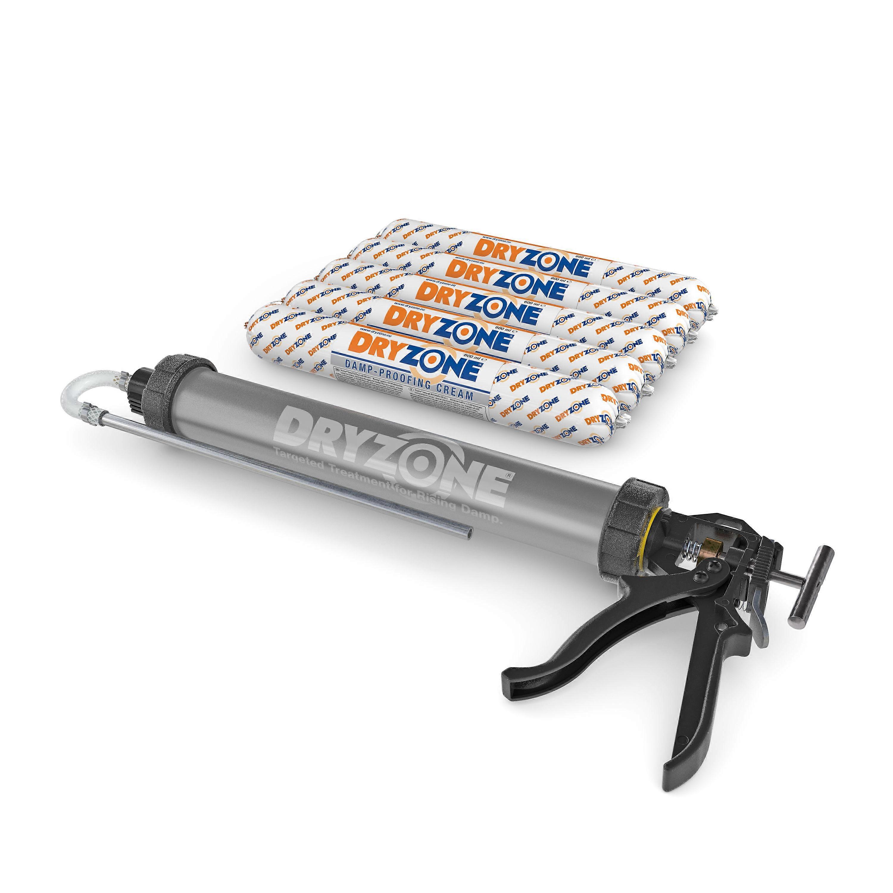 Dryzone 600ml Packs and Gun x 5 Pack