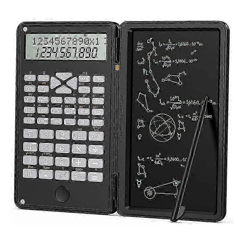 Calculator, Scientific Calculators 12-Digit Calculator Writing Tablet, Foldable Financial Calculato