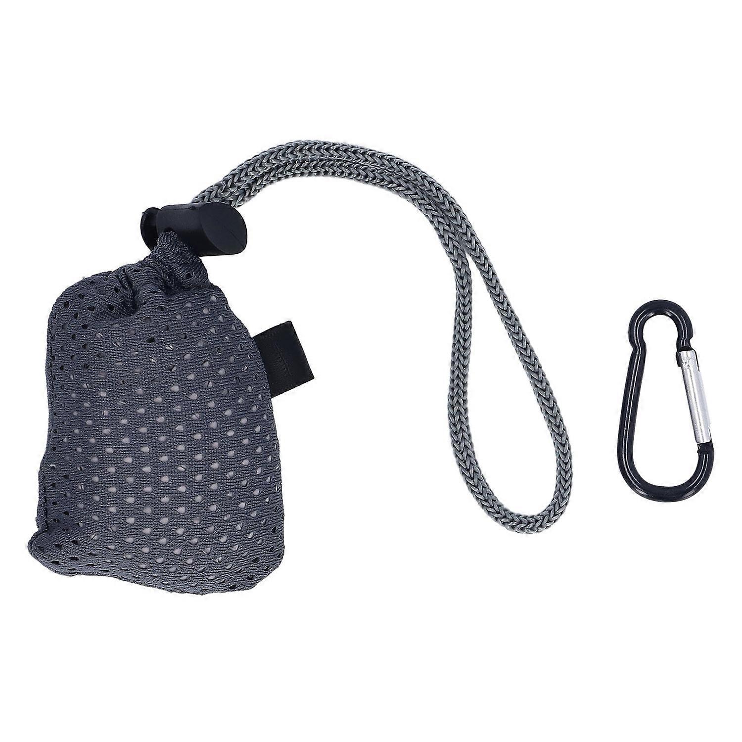 Grocery Bag Large Capacity Reusable Washable Foldable Shopping Bag with Hook for Supermarket Gray 