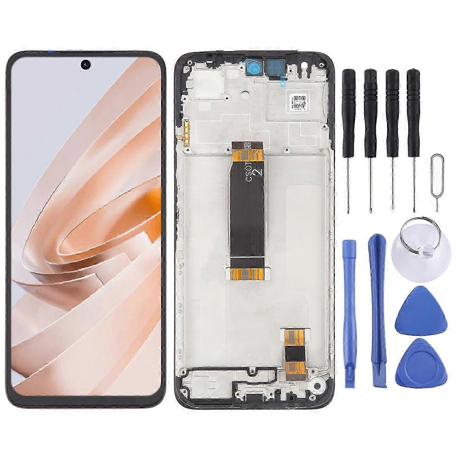 LCD + touchscreen met frame voor Xiaomi Poco M6 Plus