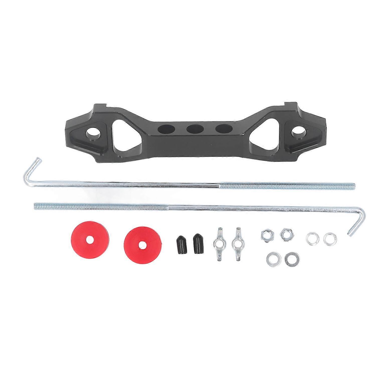 Battery Hold Down Bracket Heavy Duty Aluminum Alloy Car Battery Holder with Stainless Steel J Bolt B