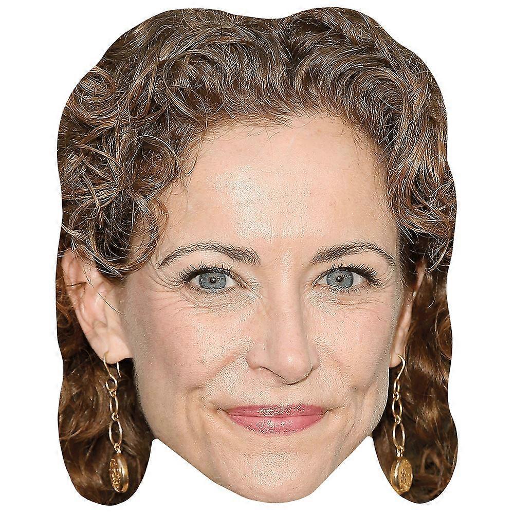 Leslie Hope (Curls) Celebrity Mask, Flat Card Face