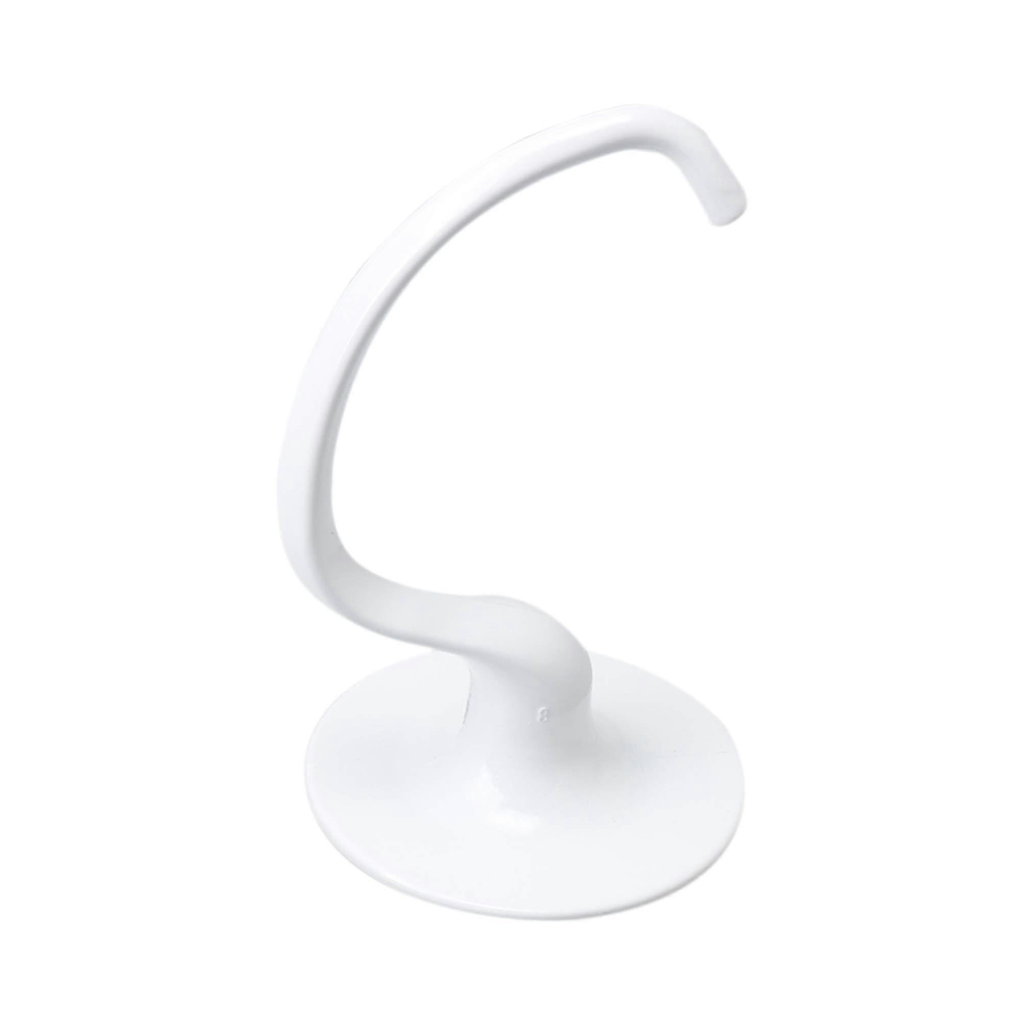 Stainless Steel Dough Hook Mixer Attachment for Stand Mixers, 6 Quart Size, Durable and Heavy-Duty Baking Tool