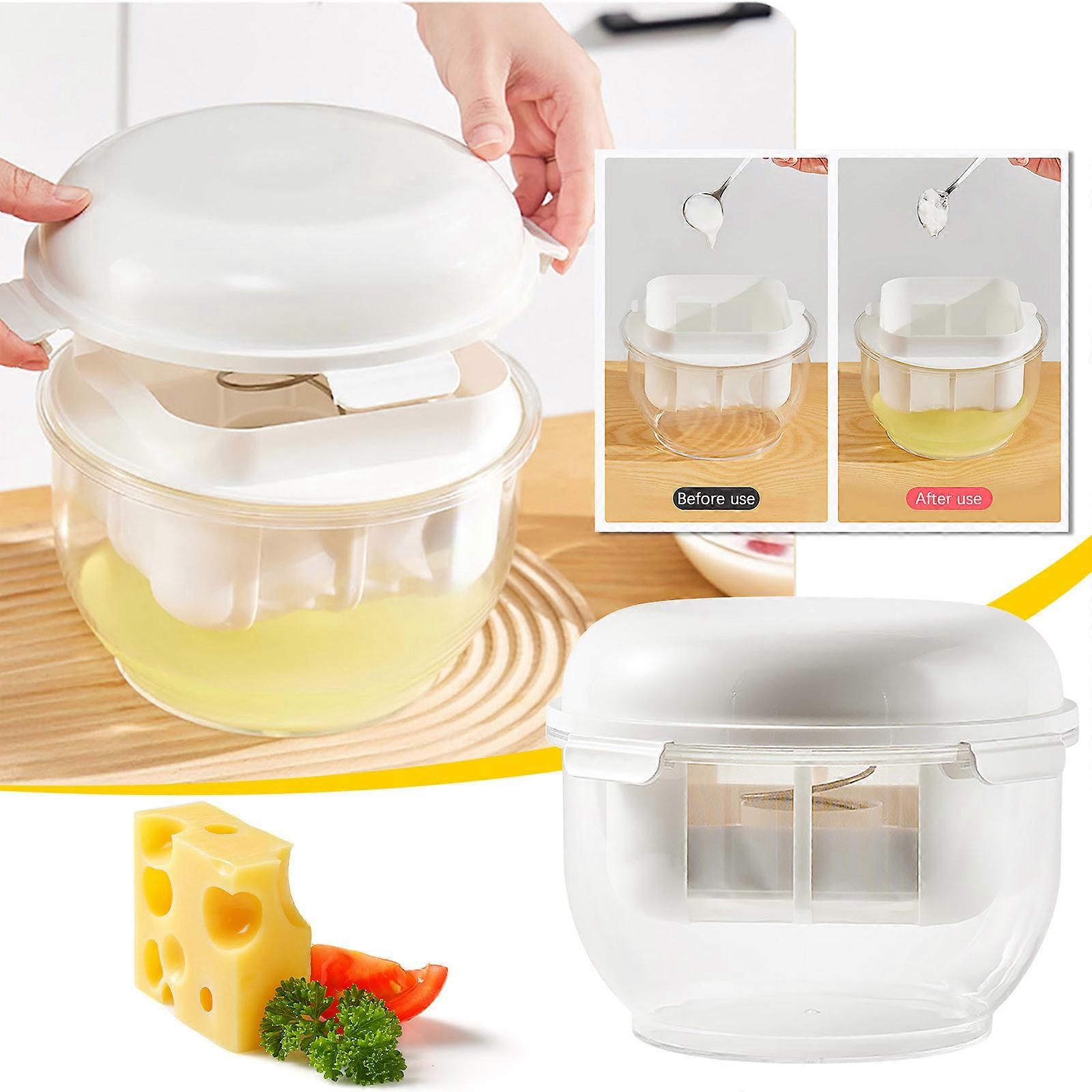 Molkenseparator Nussmilchbereiter Lebensmittelsieb Griechischer Joghurtfilter Joghurtbereiter für Joghurt Kleines Dessert Hausgemachte Marmeladen Flasche Und Filter