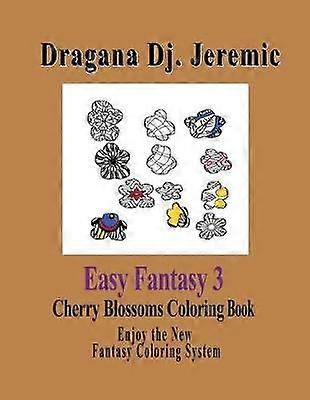 Easy Fantasy 3 Cherry Blossoms Coloring Book