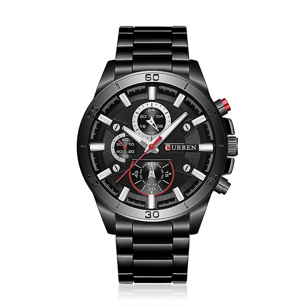 Curren Fashion Luminous Stainless Steel Men Watch Quartz