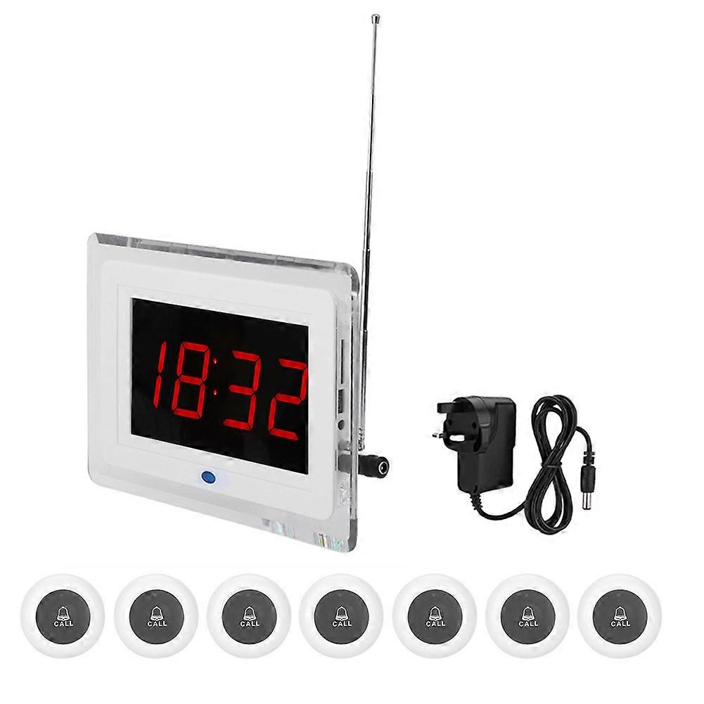 Restaurant Wireless Call Paging System Receiver + Call Button