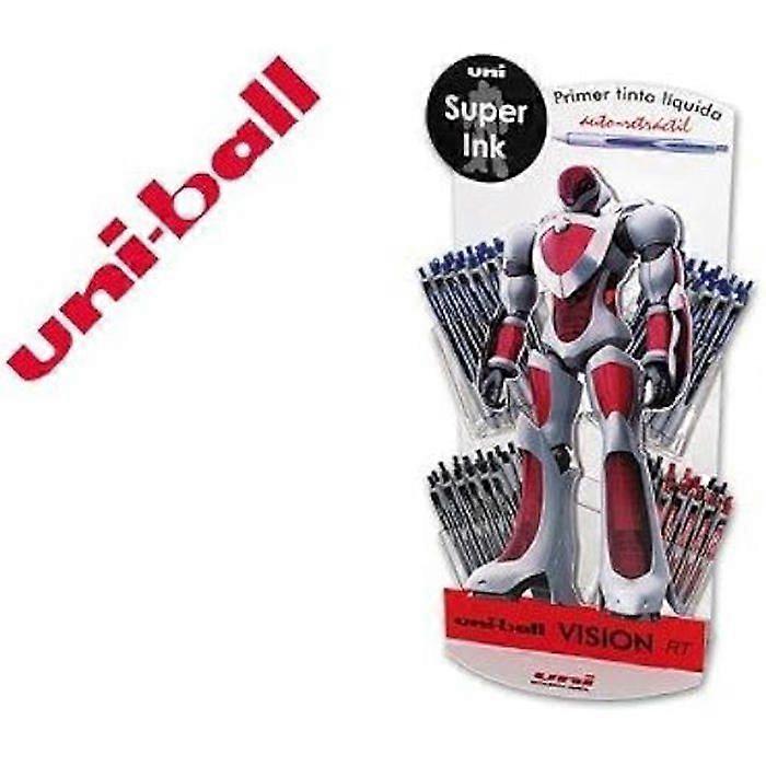 Roller felt tip pen - UNI-BALL - RT 0.8 mm - Retractable - Liquid ink - Pack of 72 units