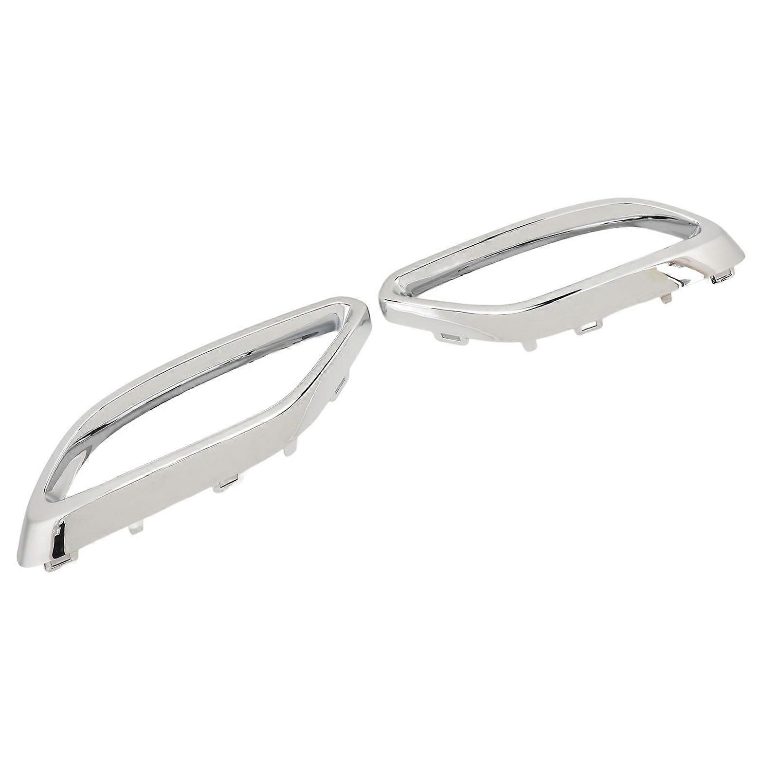 1 Pair Exhaust Tip Cover Trims 1184920200 Left Right Replacement For Benz CLA‑Class C118 AMG‑Line 2020 to 2024 Chrome, OEM Chrome 