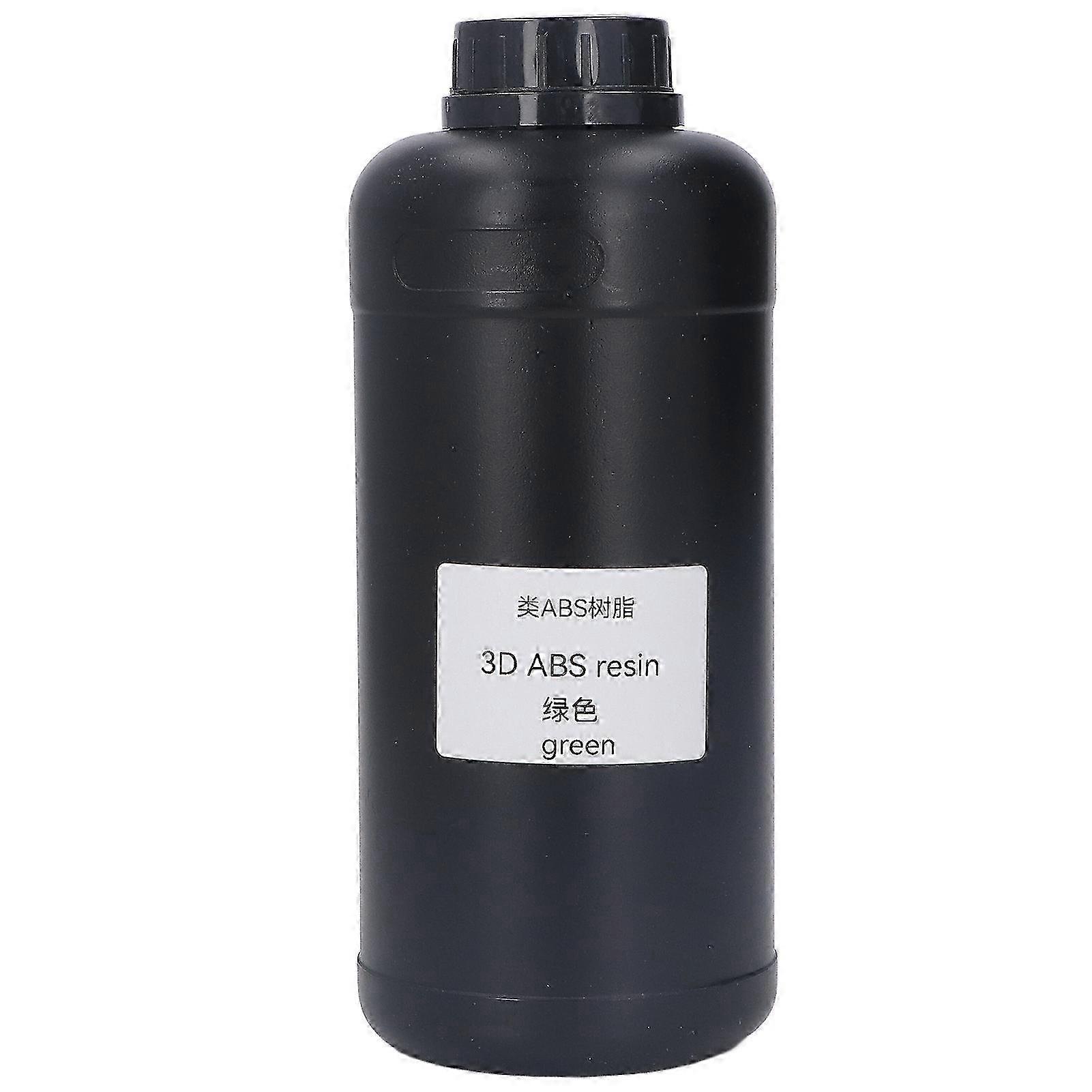 3D Printer Resin Photopolymer UV Curing Low Shrinkage High Toughness 1000ml for Printing Green