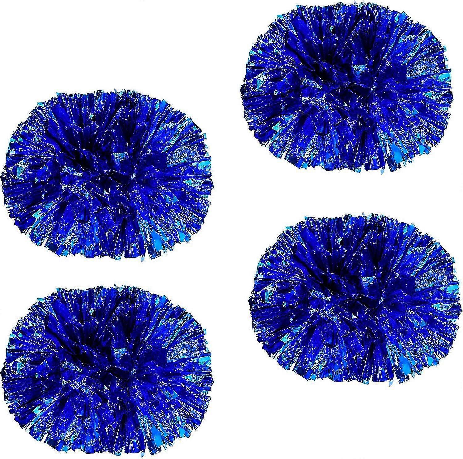 4pcs Cheerleading Pom Poms για τις γυναίκες κοστουμιών μαζορέτας, 2 ζευγάρια Cheer Pompoms