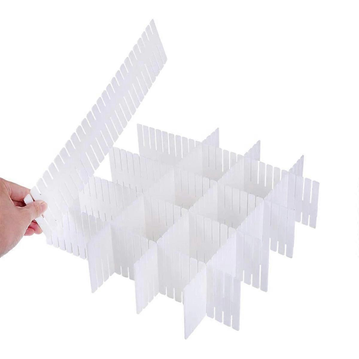 DIY Drawer Dividers, Plastic Grid, Multifunctional Grid for Adjustable Drawer Organizer