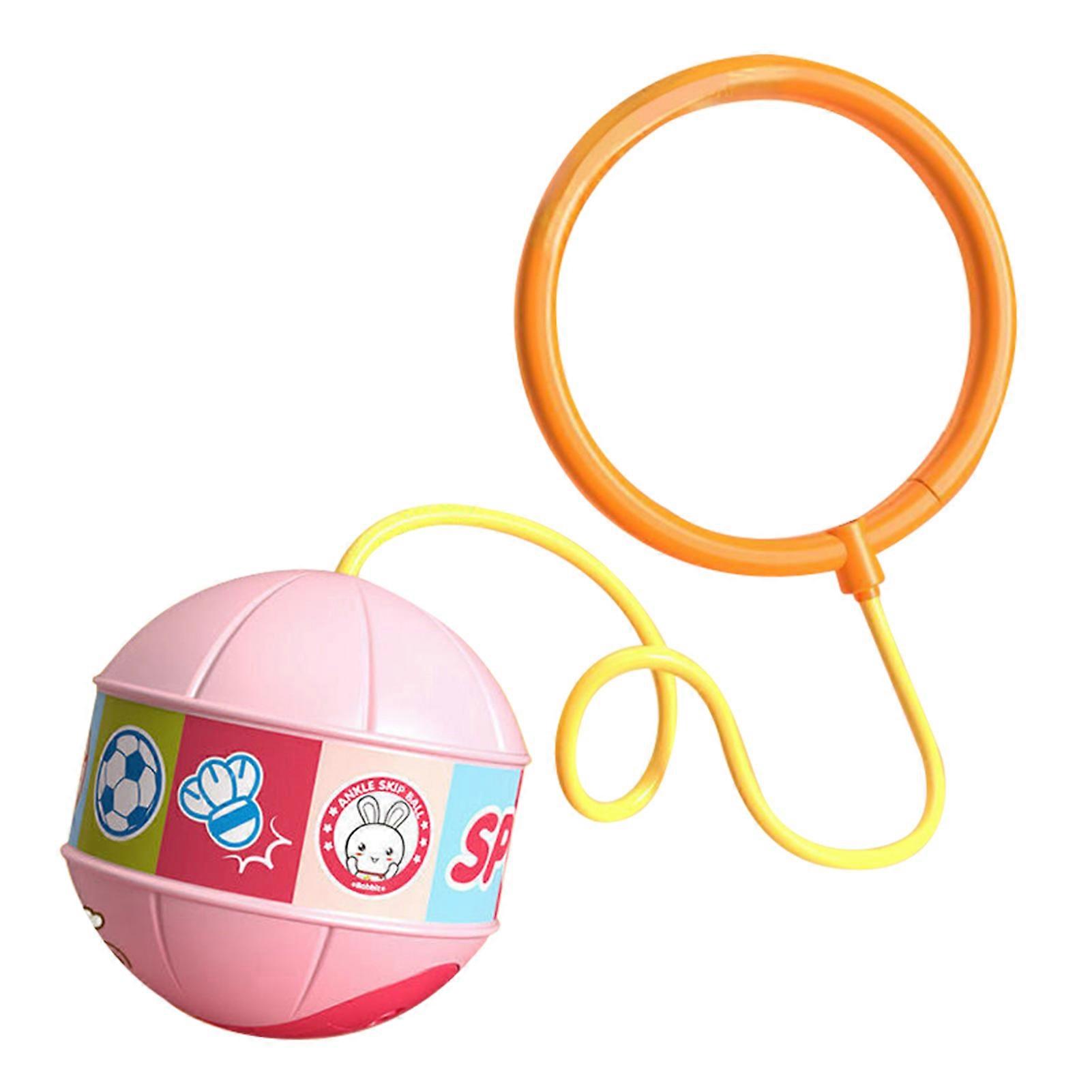 Children's Ankle Jumping Ball, Jumping Ball Toy with LED Light, Suitable for Outdoor Play and Coordination Training