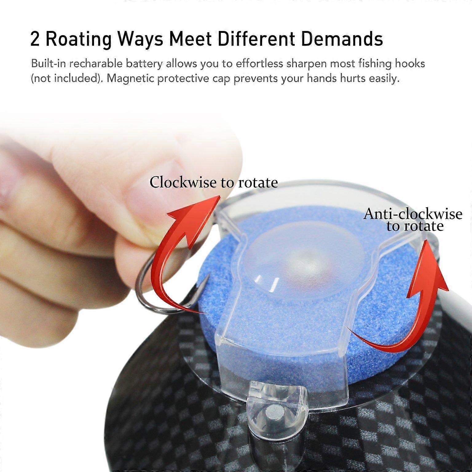 USB Rechargeable Electric Fishing Hook Sharpener