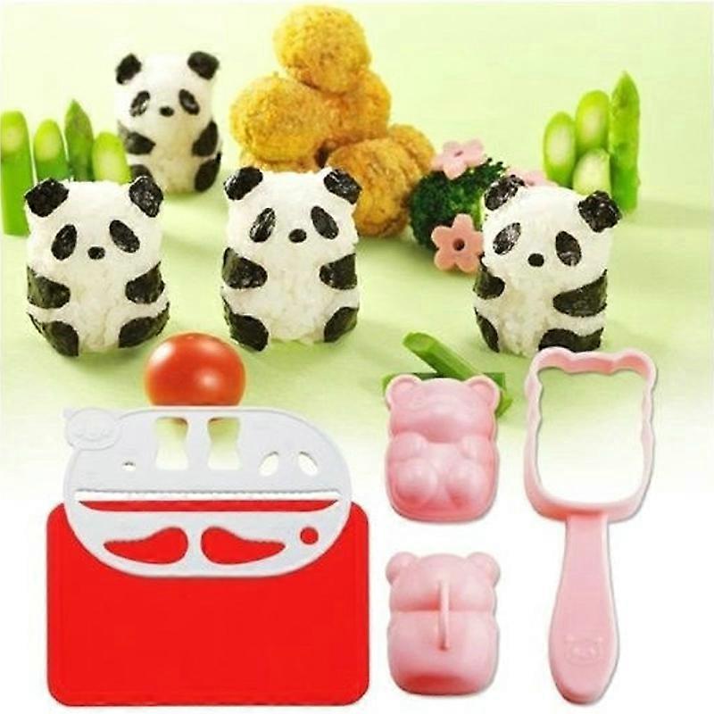 Härlig Panda Sushi Risform + Sjögräs