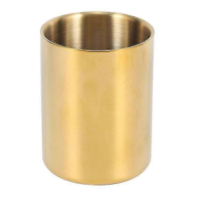Bleistift Getränkehalter Schreibtisch Organizer Gold Stift Topf Stifthalter Container Desktop Schreibwaren Organizer Tischvasen Blumentopf