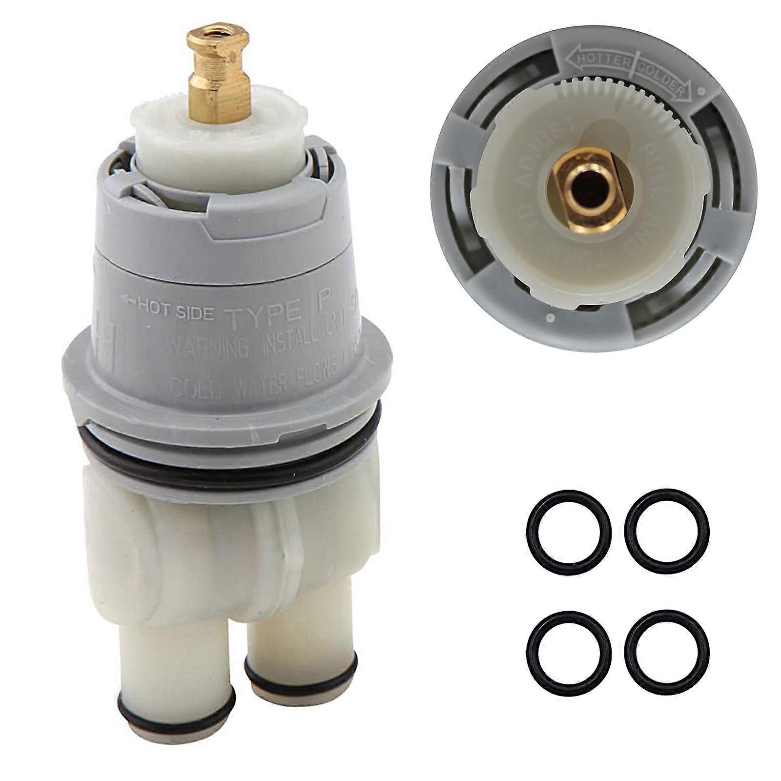 Replacement Universal Single Handle Shower Valve Cartridge Group For Tub/Shower Valves 13/14 Series White Finish