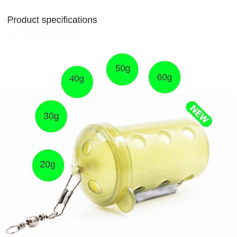 جولة عش فخ الطعم قفص سمك الشبوط صيد سمك الشبوط سلة المغذية مع قفص الطعم الوزن لليرقات Groundbait