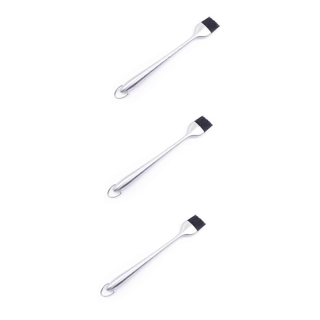 3 pcs Silicone Barbeque Sauce Brush for Silver Barbeque