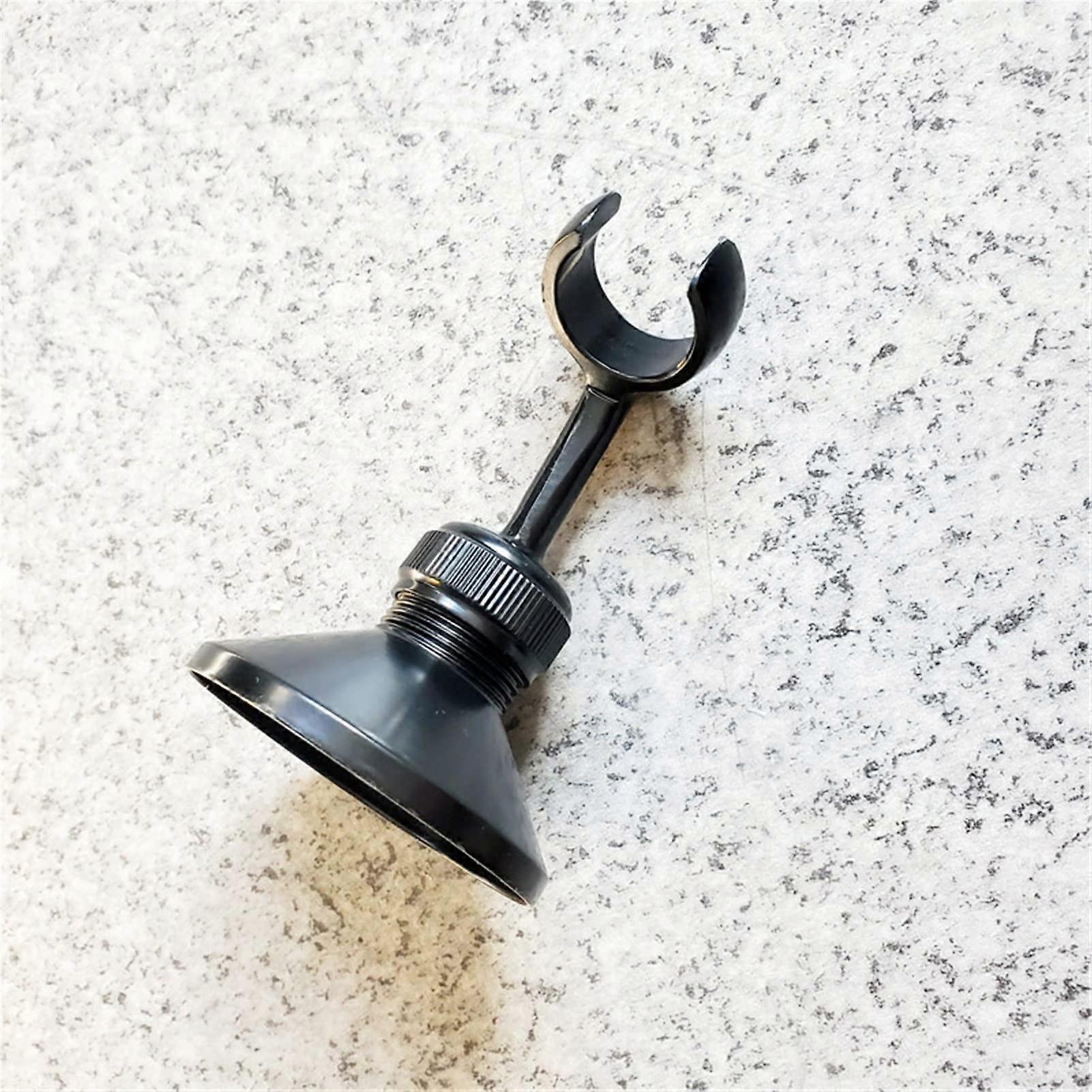 Solid Brass Black Plated Wall Mounted Hand Shower Holder Bracket for Bathroom Shower Head Accessories