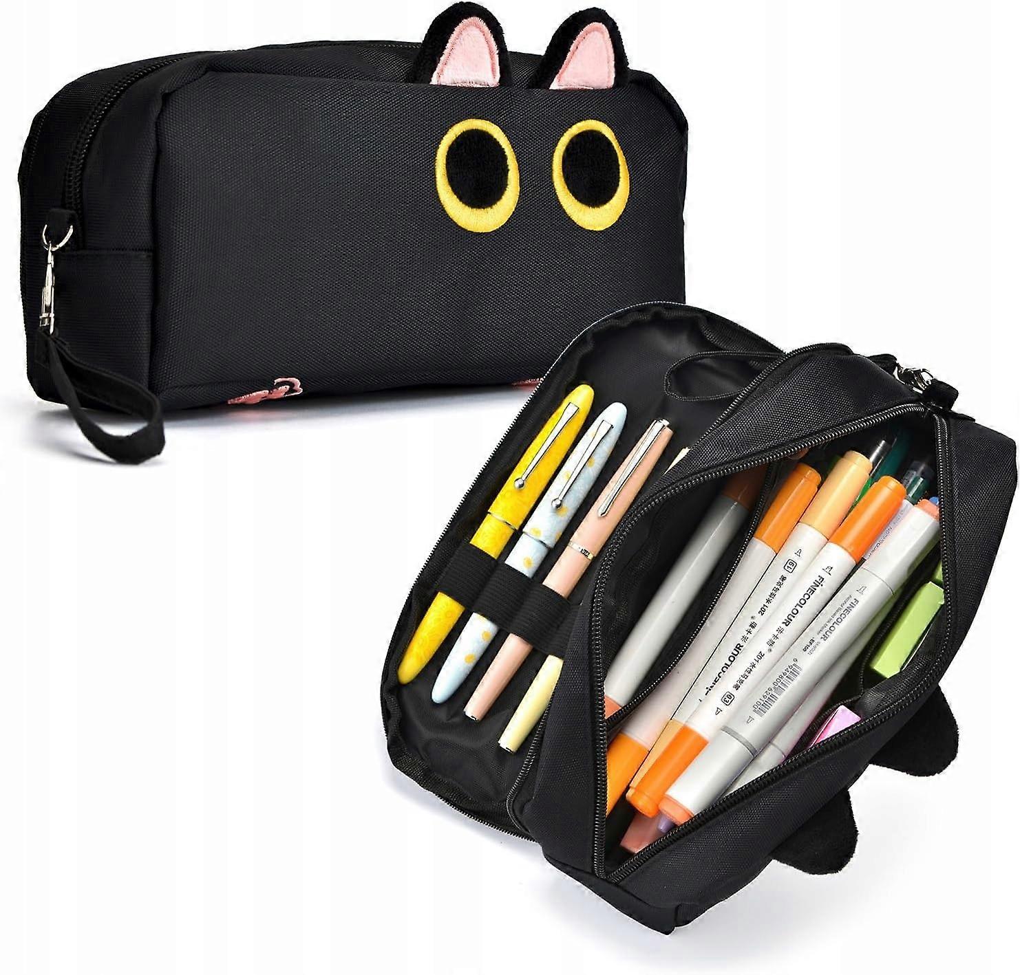 Pencil Case Cat Large Capacity Waterproof 2in1