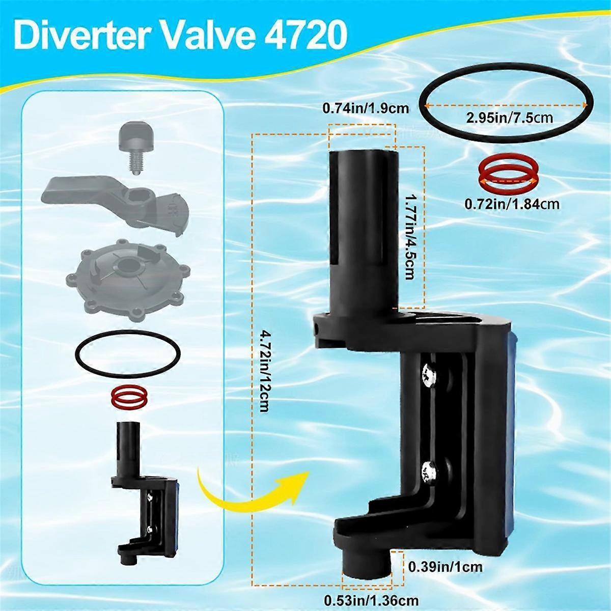 Pool Valve Rebuild Kit for Jandy 2 or 3-Port 4715, 4716, 4717 Valves