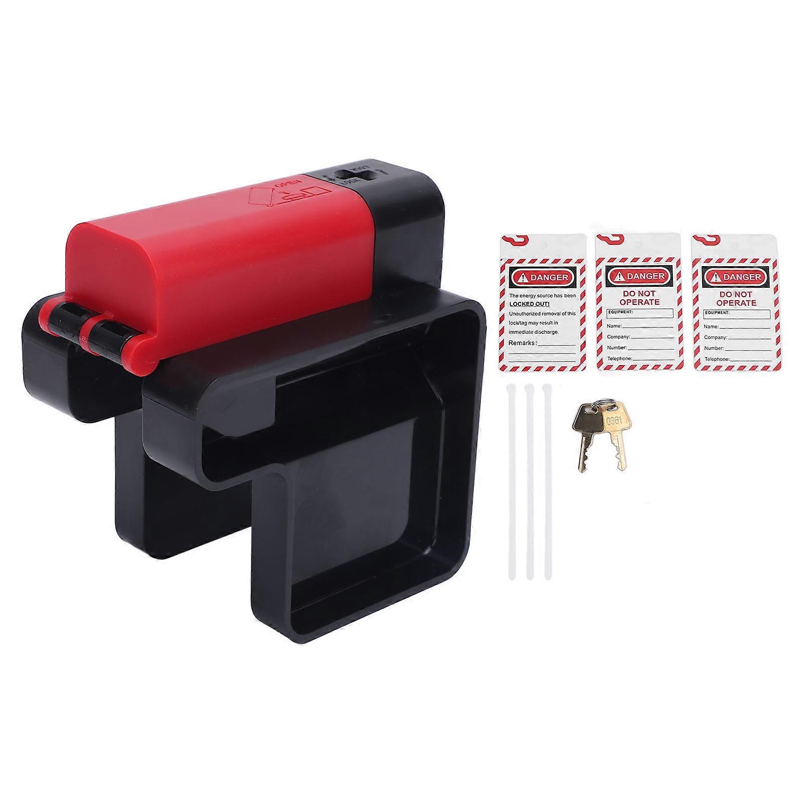 Self Locking Valve Lock Kit SDN32 ABS Erosion Resistant Valve Lockout Device Set for Industry