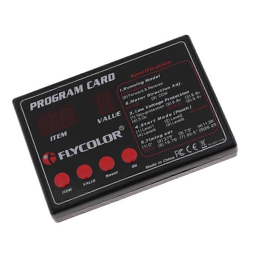 Esc Programmering Box Program Card voor Rc Brushless Rc Boot