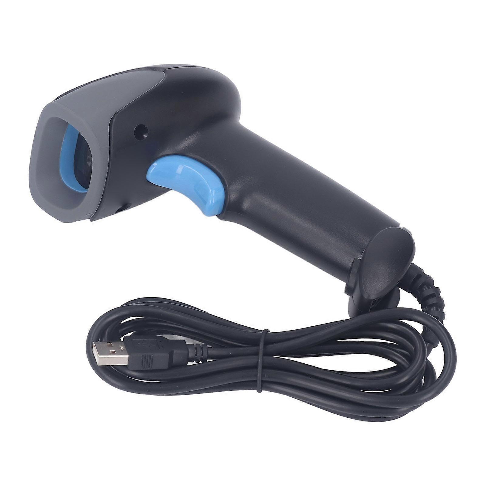 Wired Barcode Reader Handheld 2D QR Barcode Scanner for Logistics Express Delivery