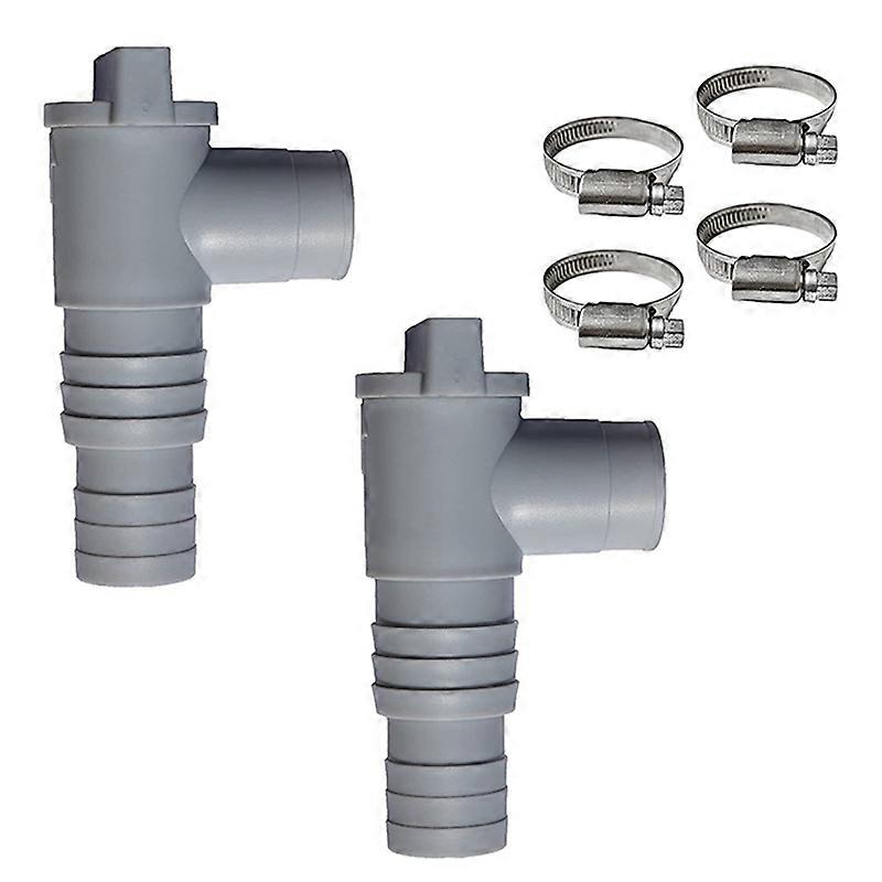 2 Pack PVC Pool Filter Pump Adapter Kit