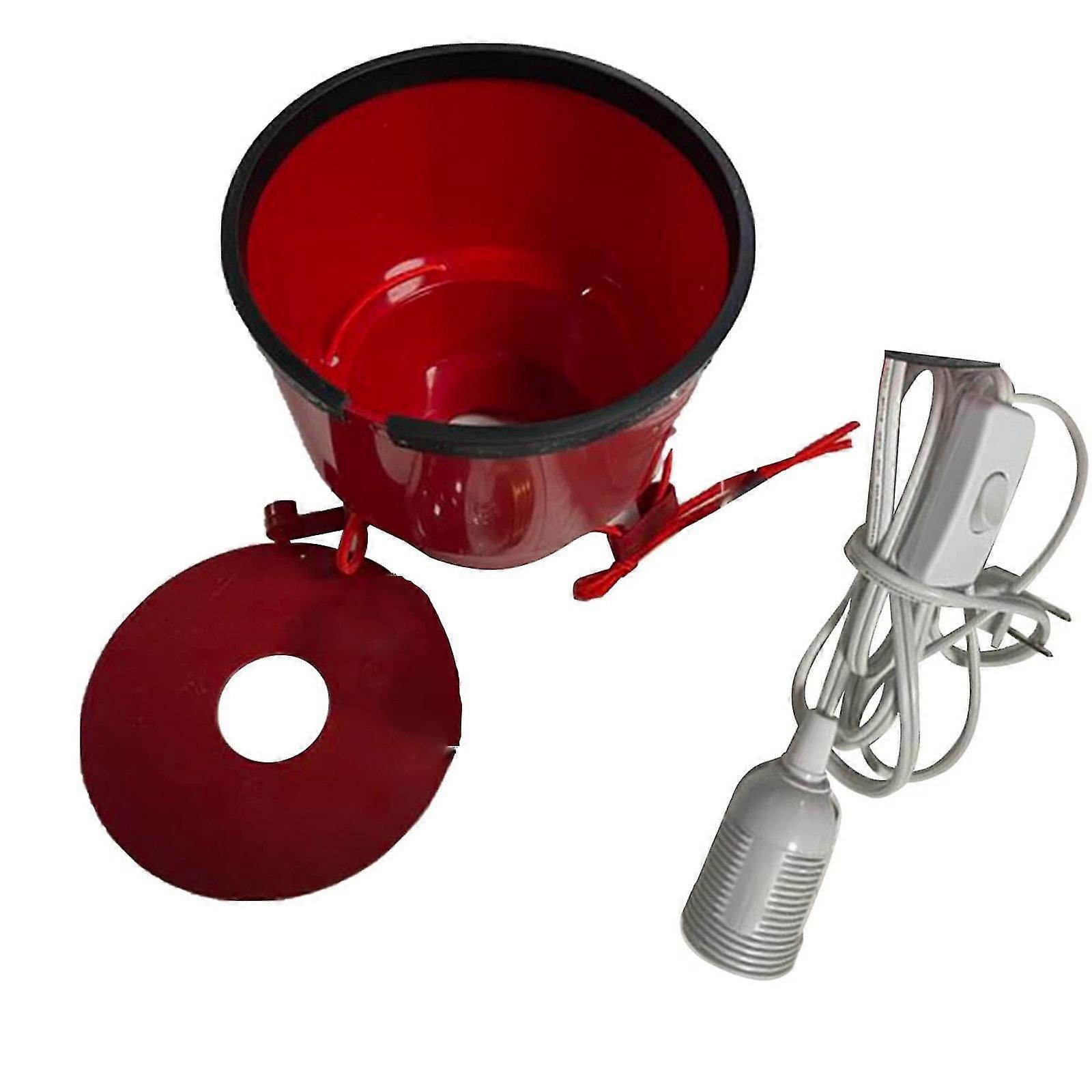 Hummingbird Feeder Heater In Freezing Outdoors(Red Heater -No Feeder)