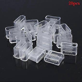 20pcs Referee Whistle Cover Transparent Whistle Cushioned Mouth Grip Soccer Referee Whistle Protective Accessories