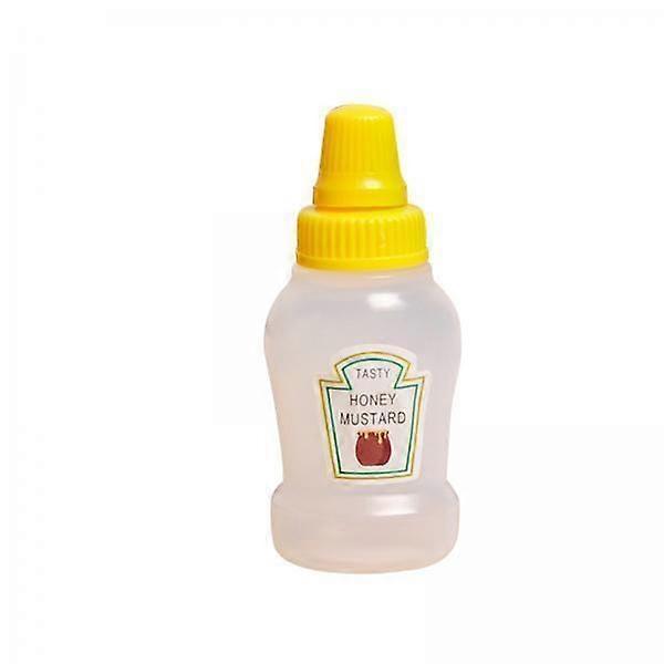 2xSalad Dressing Honey Bottles Storage Empty Refillable Ketchup Bottle Leakproof